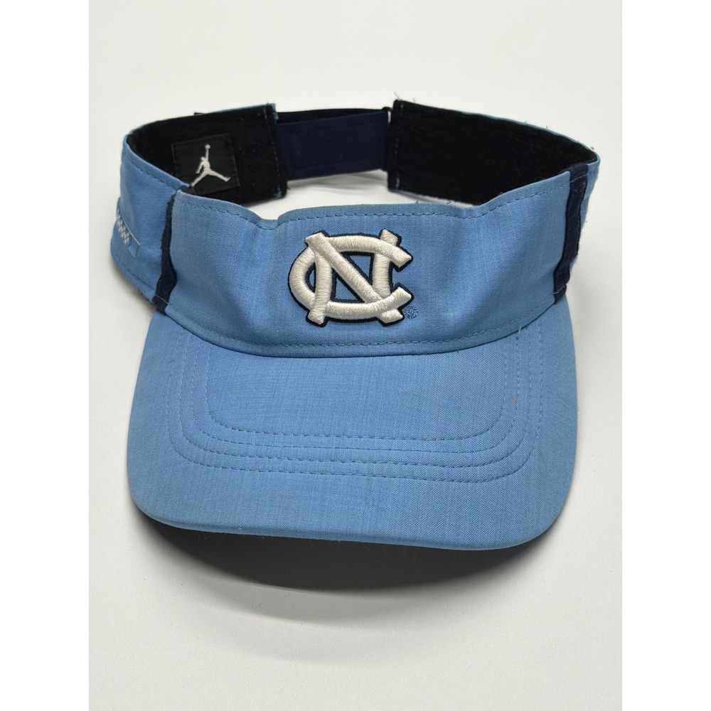 Jordan Brand UNC Tar Heels Visor Carolina Blue Adjustable Jumpman Logo Hat